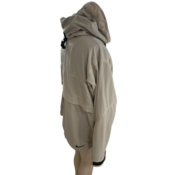 Vintage Nike Center Check Anorak Jacket Pullover Windbreaker Hooded Mens Medium - Picture 10 of 12